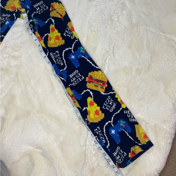 4 pairs fleece pajama pants, open bottom cuff- XL (14) Children’s Place - Picture 4 of 11